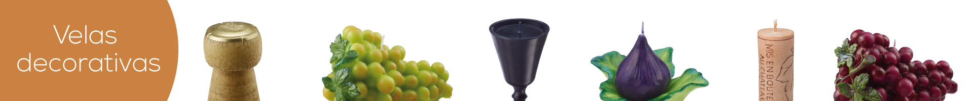 Velas decorativas